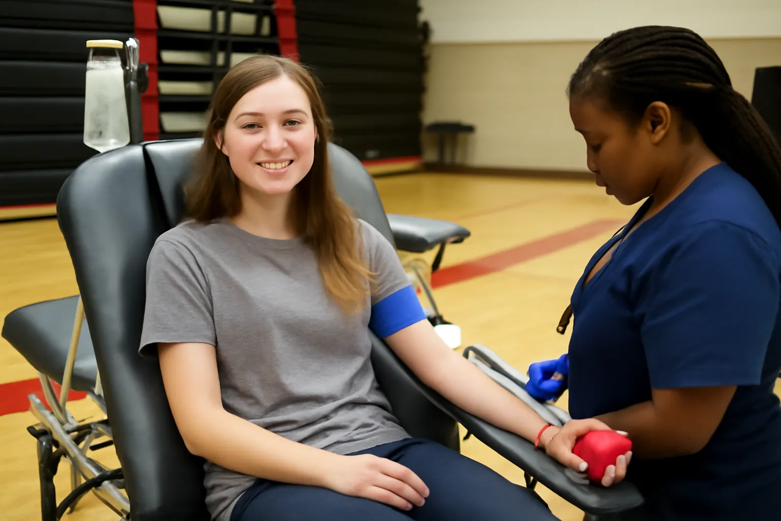 High school donation service time