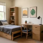 College student room decorating furniture