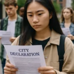 College student city declaration