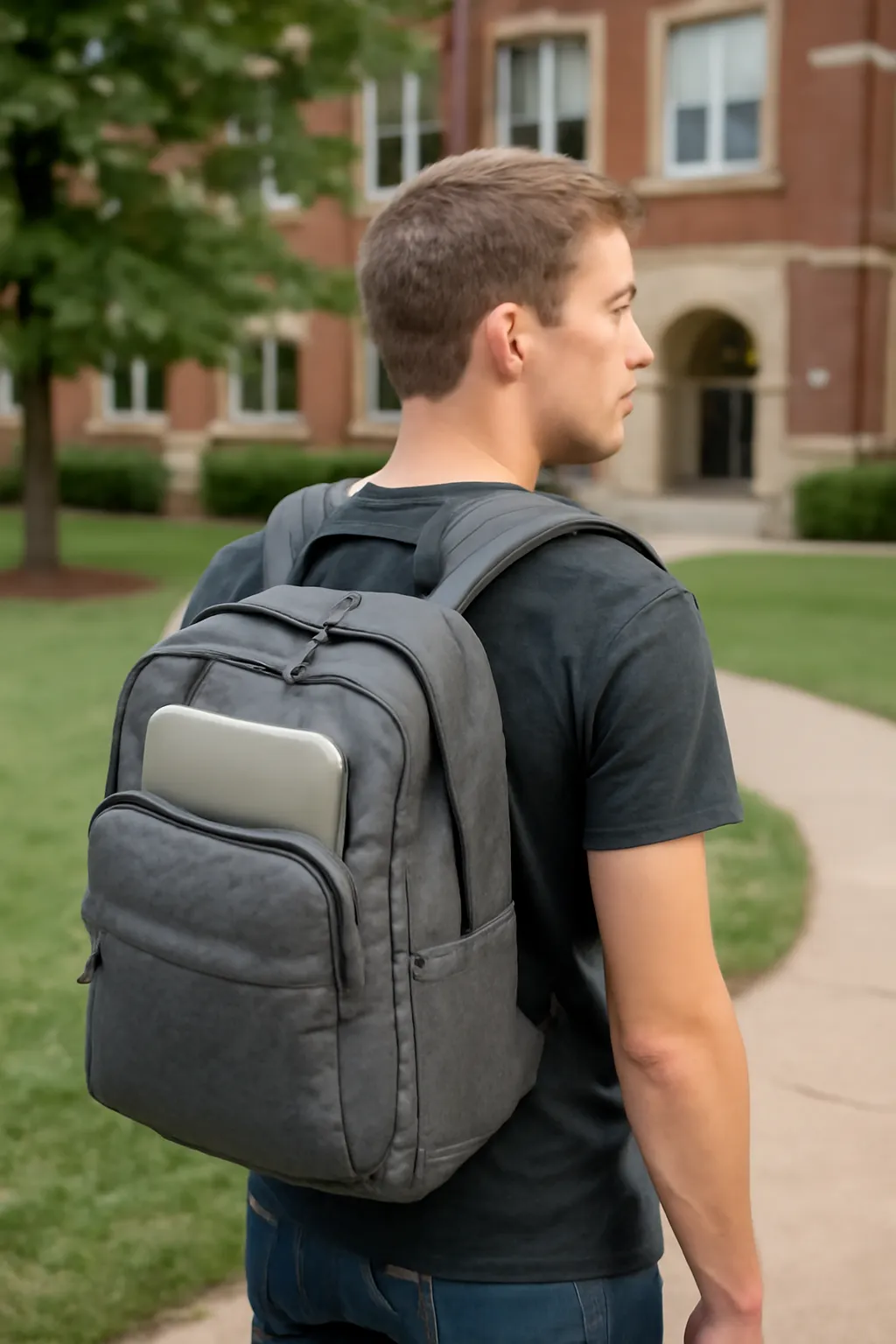 College student backpack recommended notebook