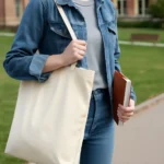 Women's college student bag tote bag