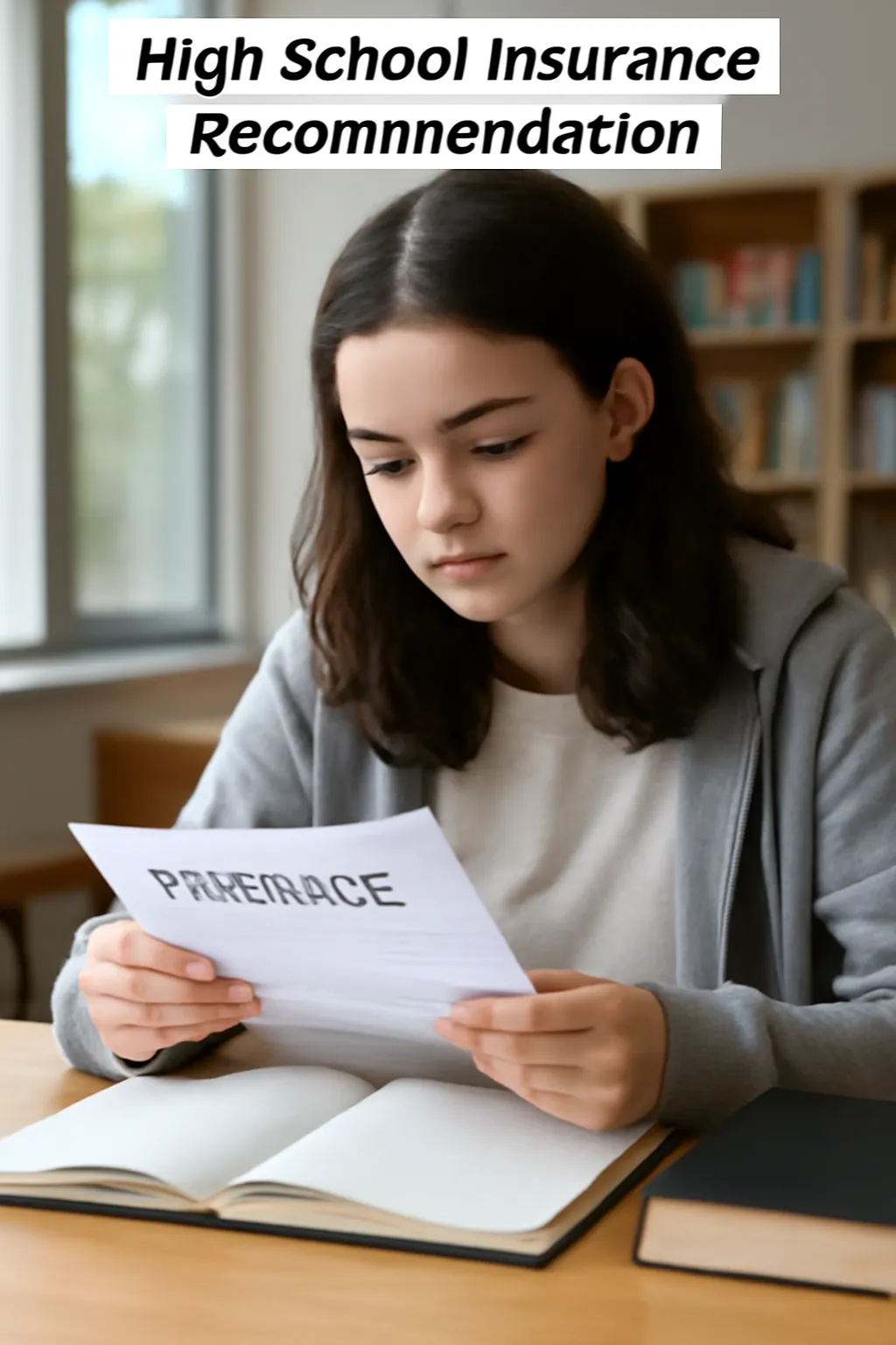 High school student insurance recommendation