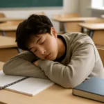 High school student sleep time