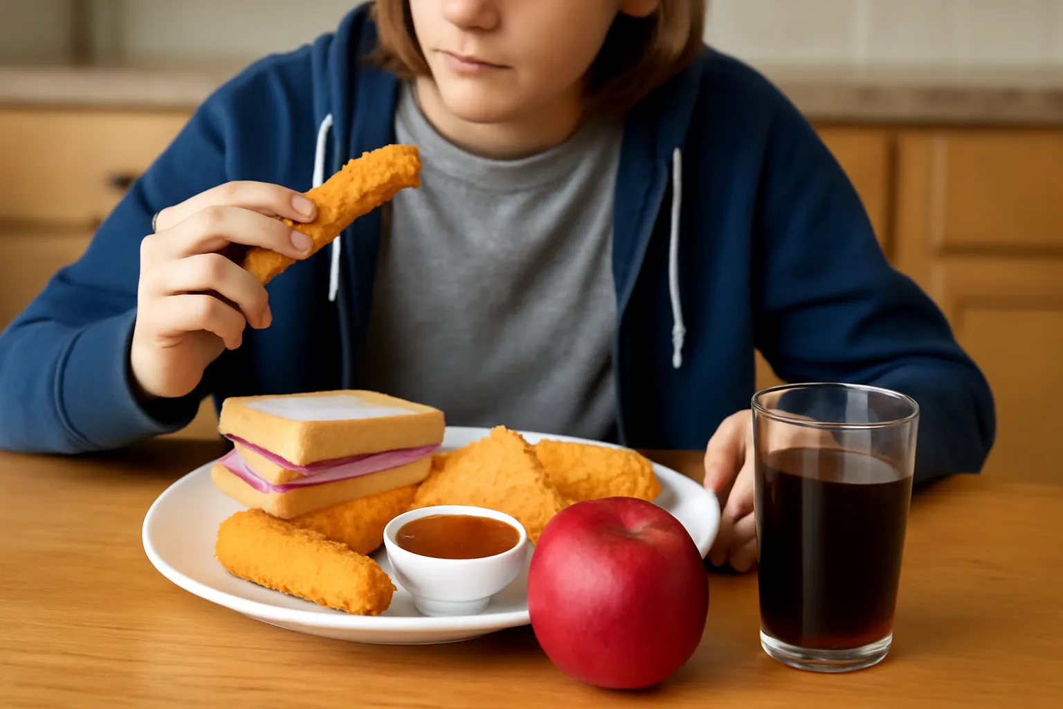 High school student dinner snack
