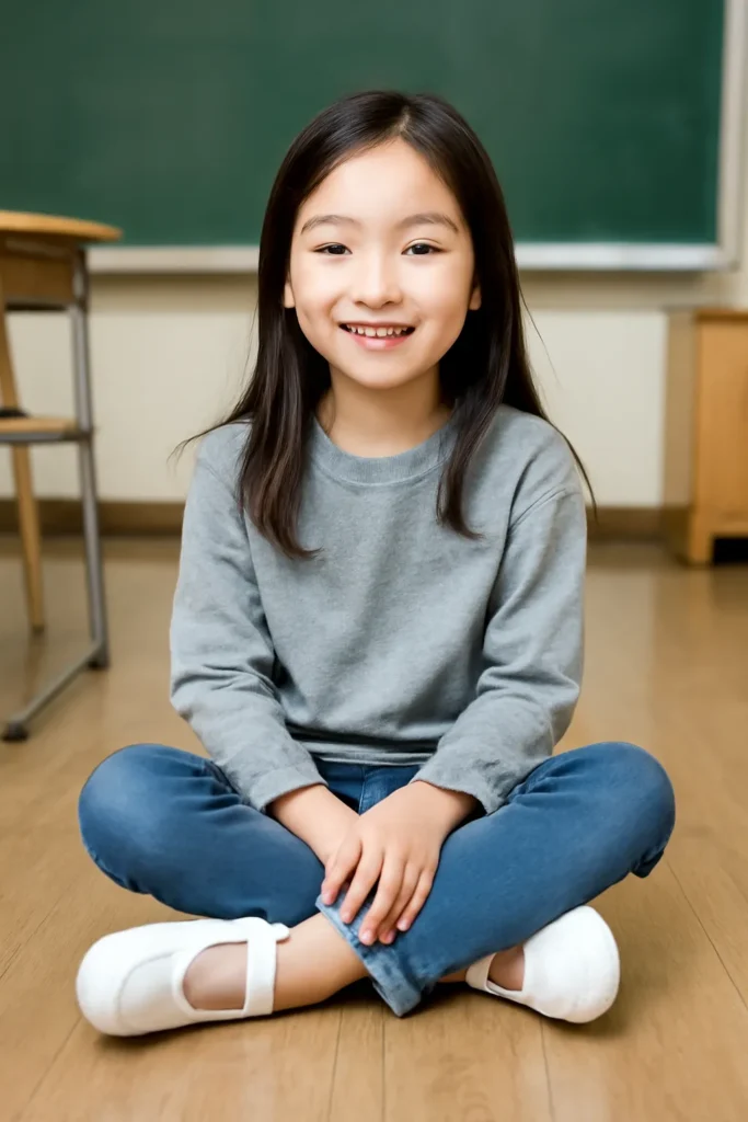 Elementary school student indoor shoes
