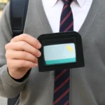 High school student transportation card wallet