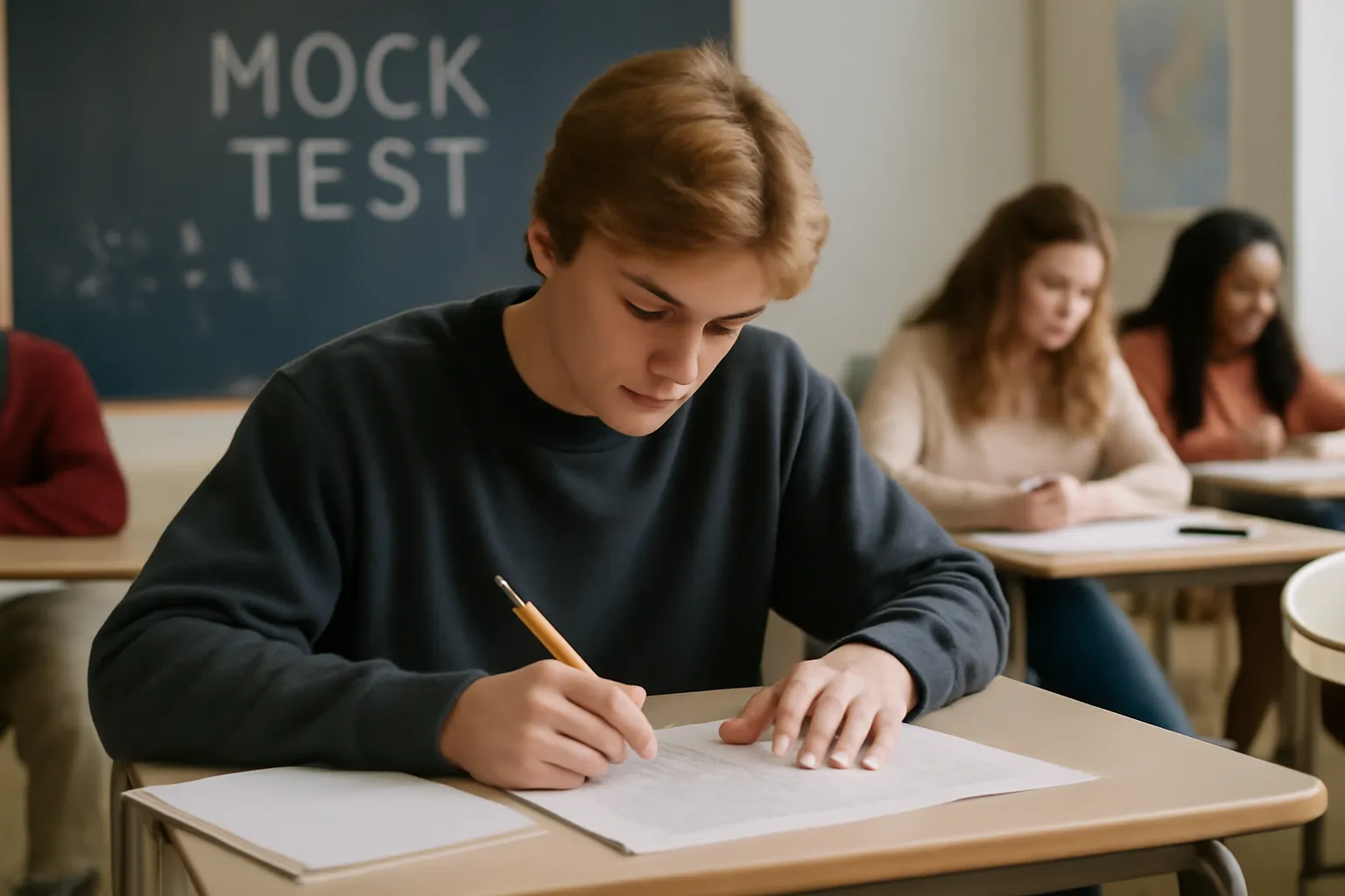 High school student mock test