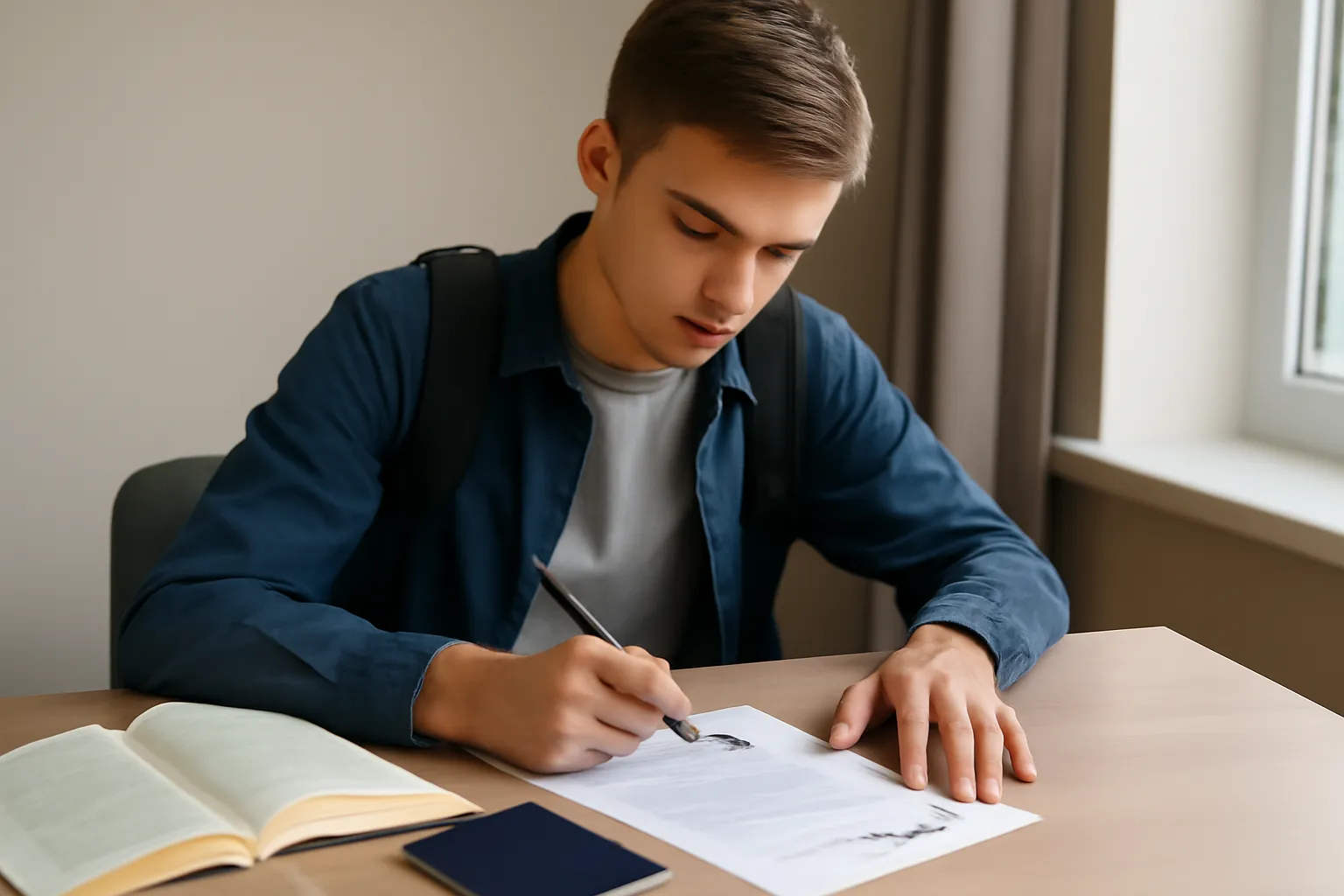 High school student studying abroad visa
