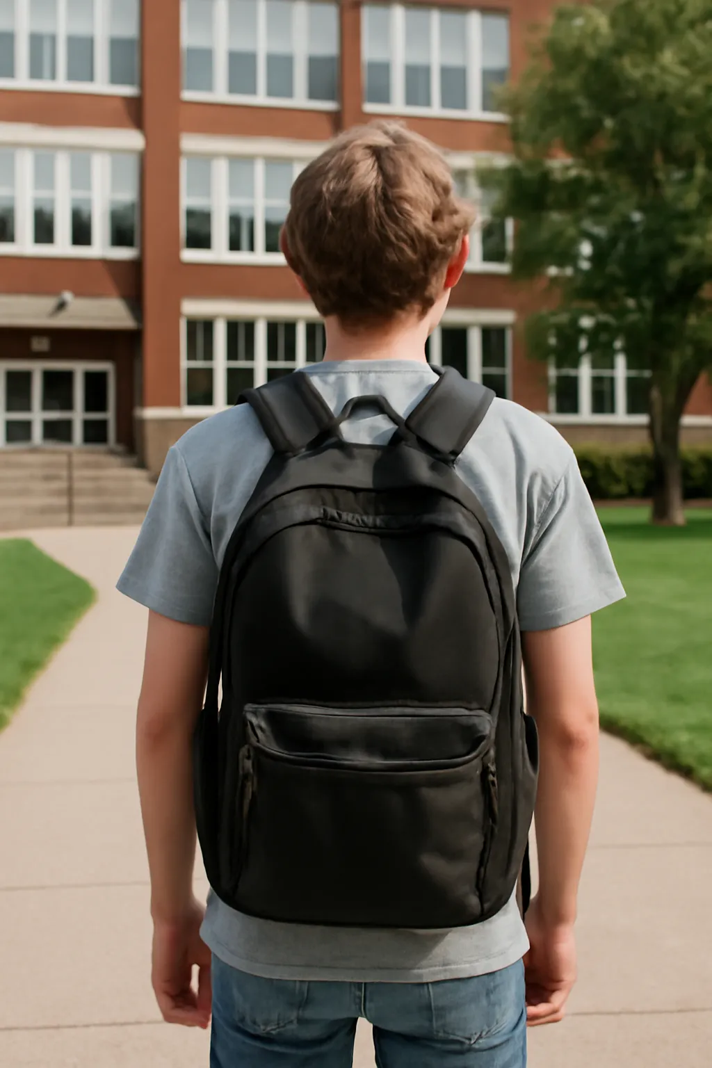 High school student backpack National