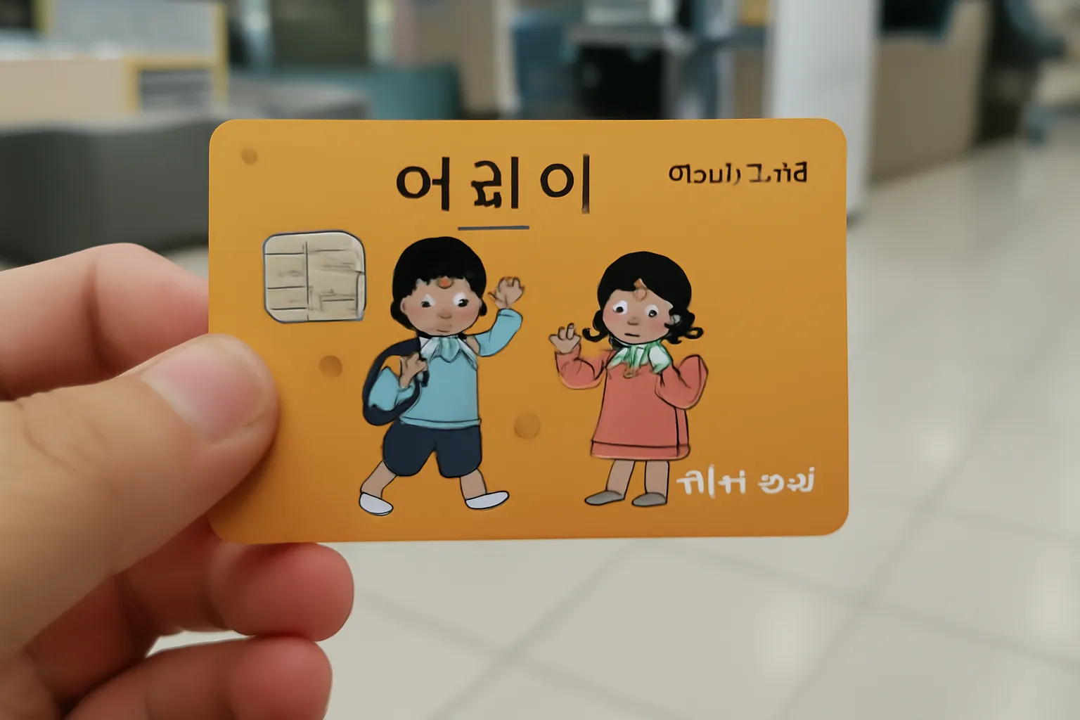 Elementary school pocket money card Nonghyup
