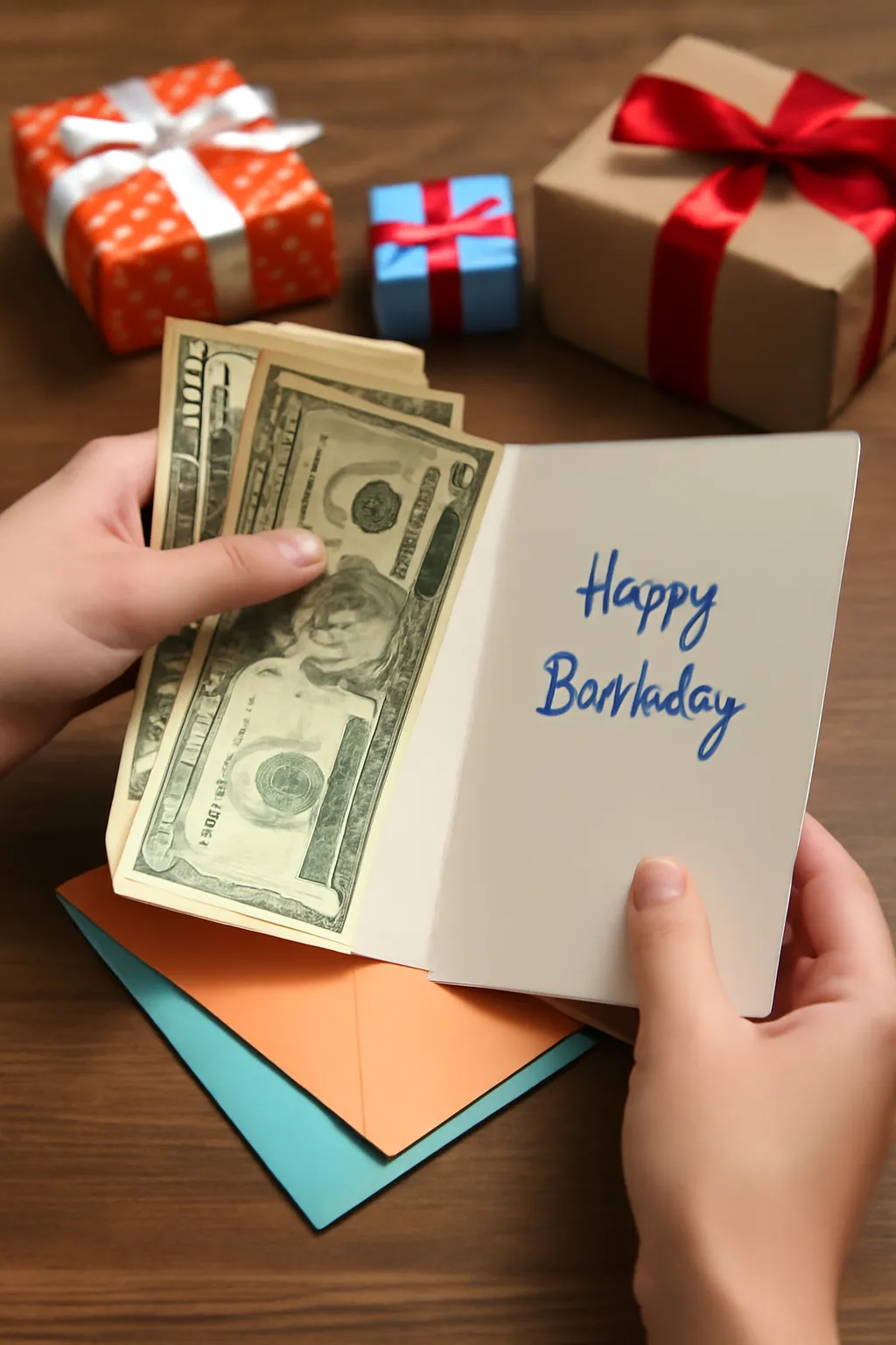 High school student birthday gift money