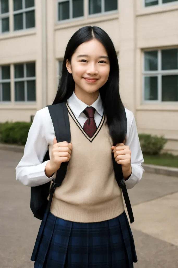 Girls' high school student clothes
