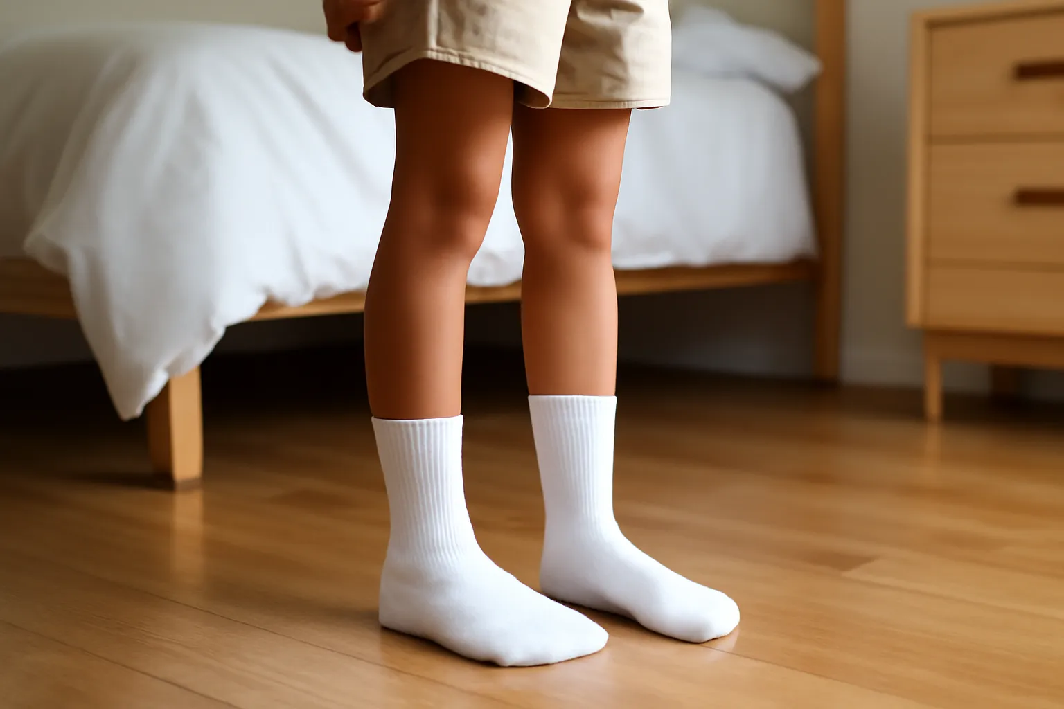 Elementary school sock length