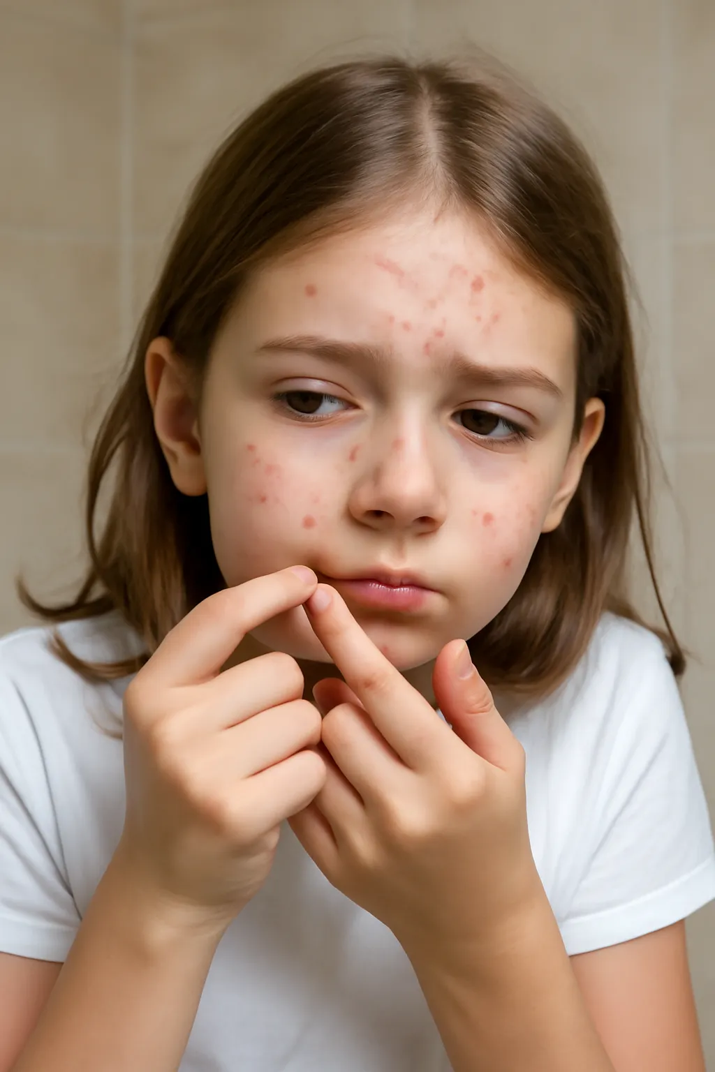 Elementary school acne treatment