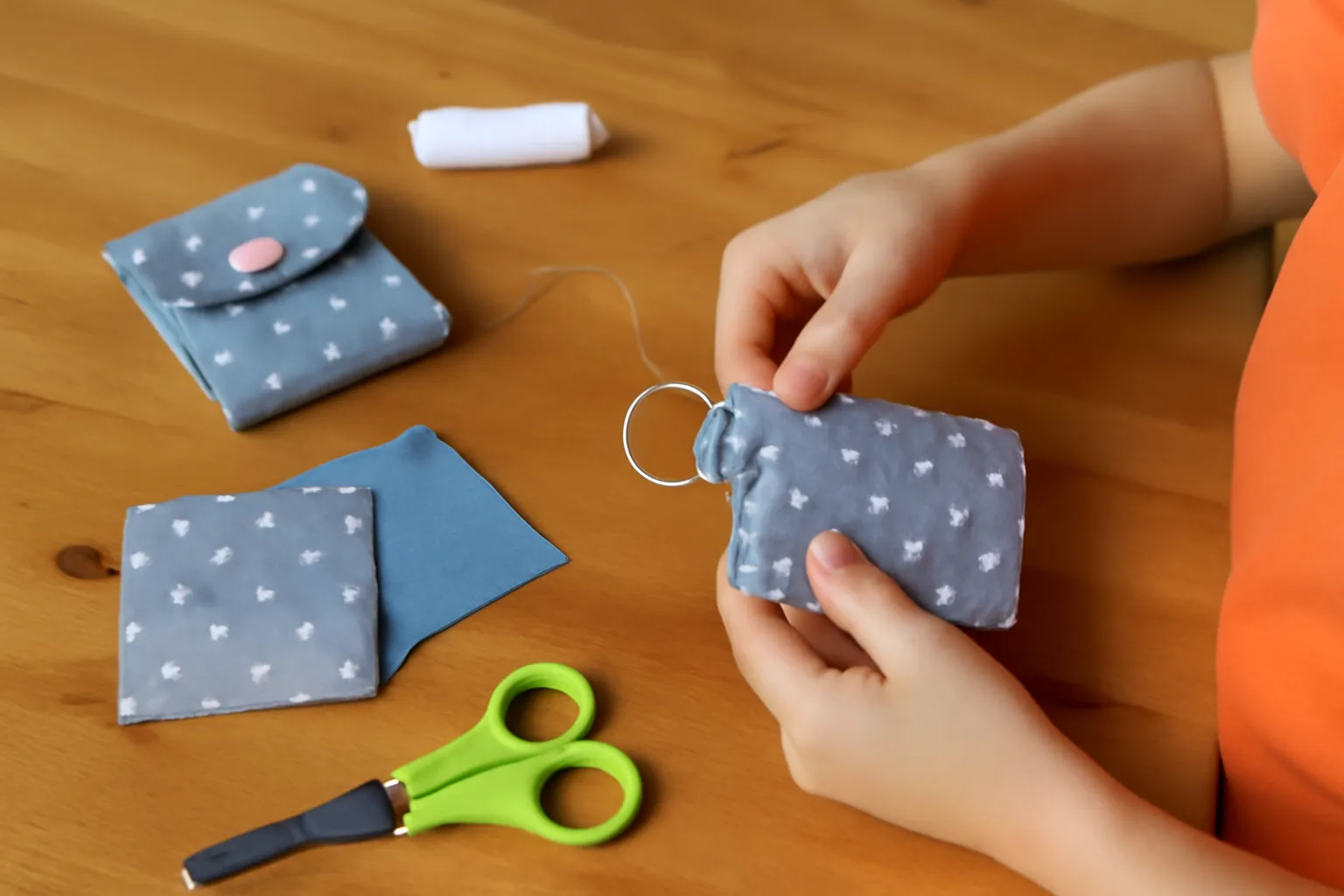 Making elementary school wallets