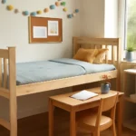 Elementary school bed desk location