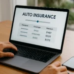Real -time auto insurance premium comparison