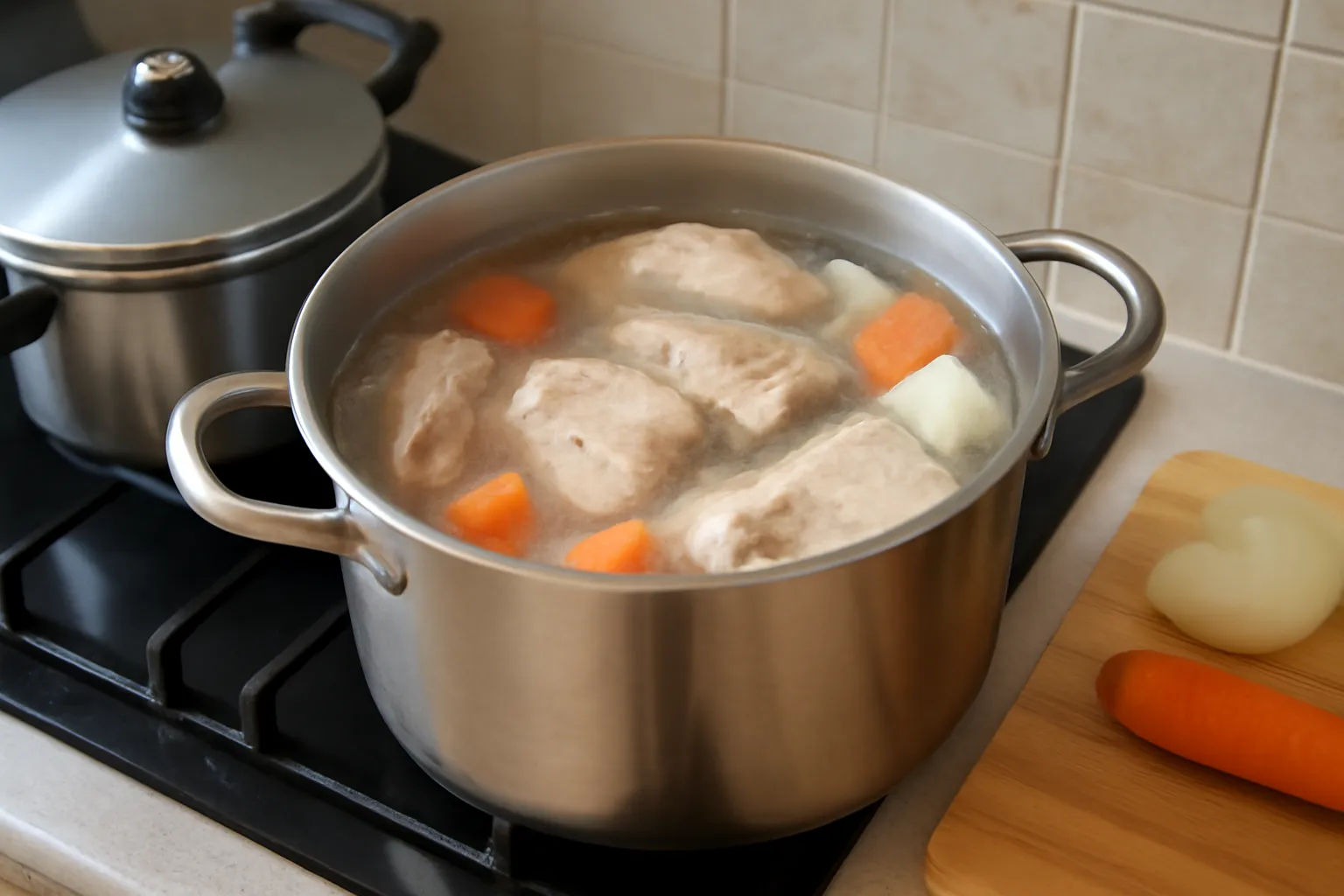 How to boil pork crisis