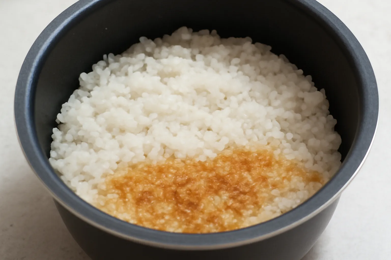 Pressure cooker rice Nurungji