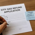 City gas refund application