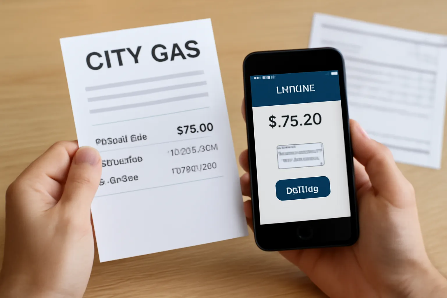 How to pay the city gas