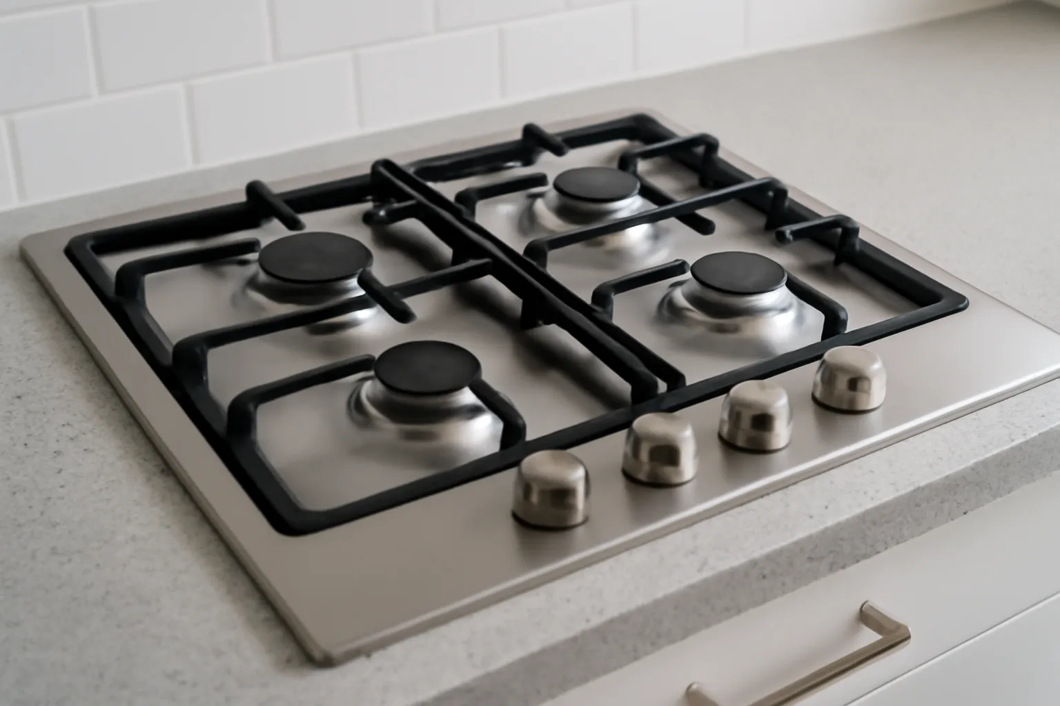 City gas stove built -in