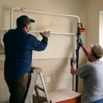 City gas plumbing construction