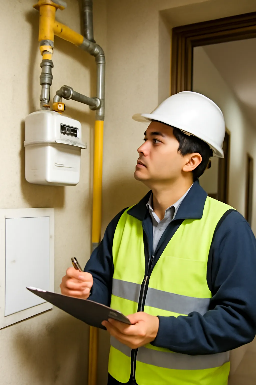 City gas inspection