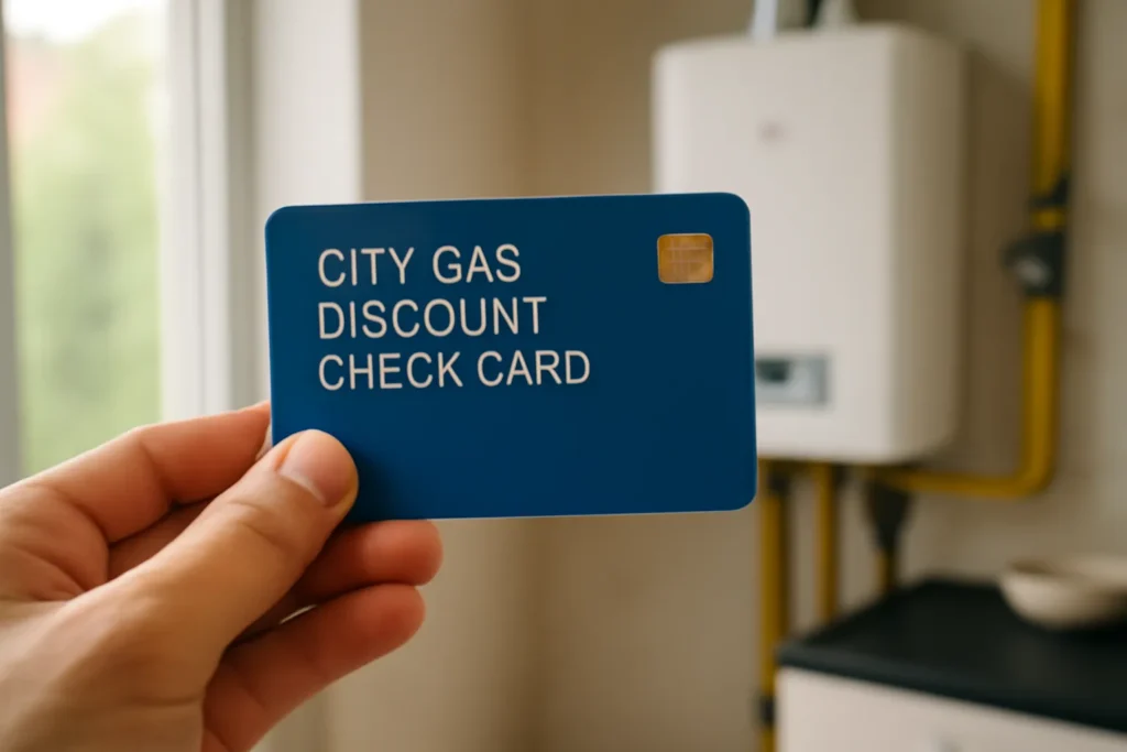 City gas discount card