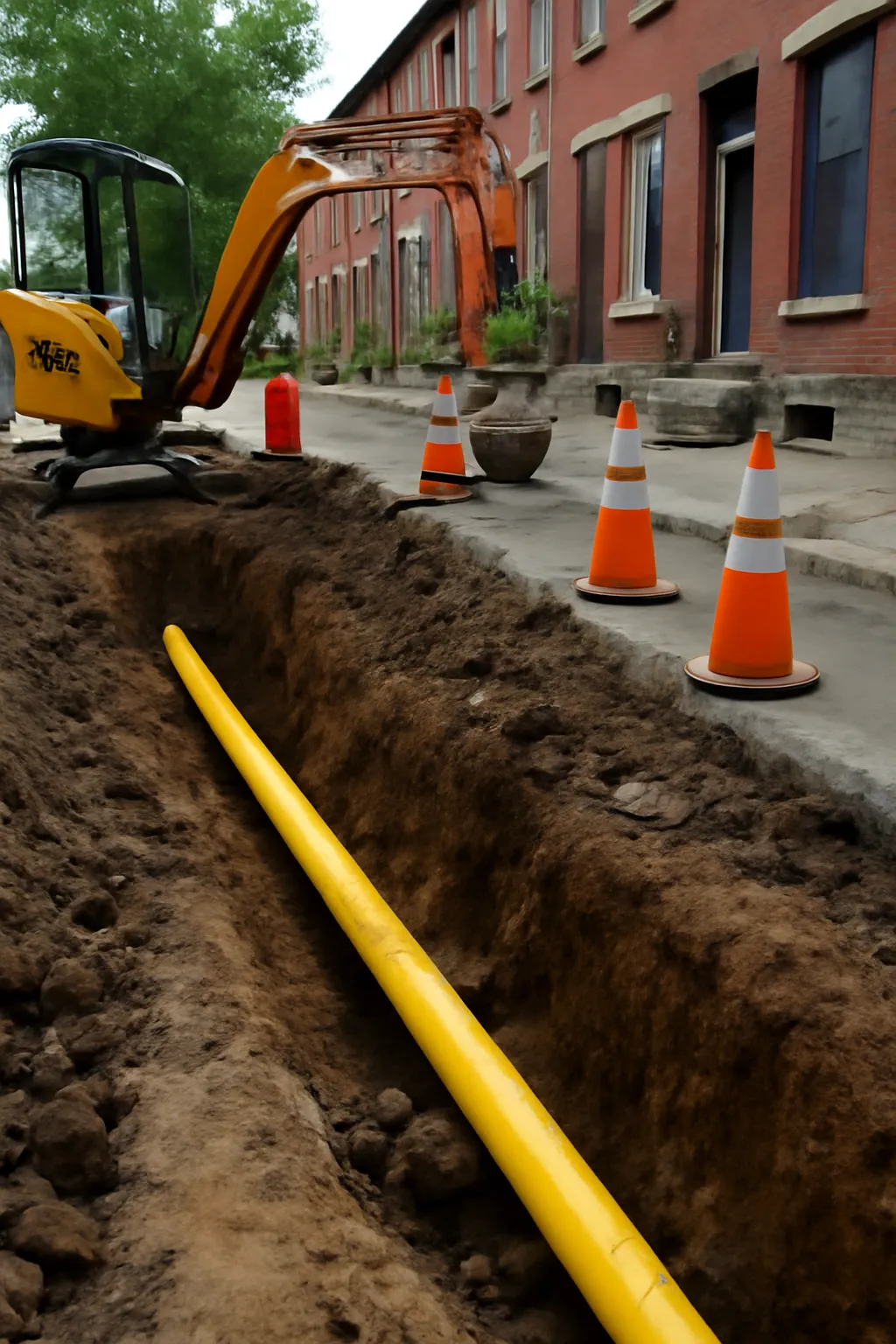 City gas construction price