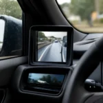 Side mirror camera monitor