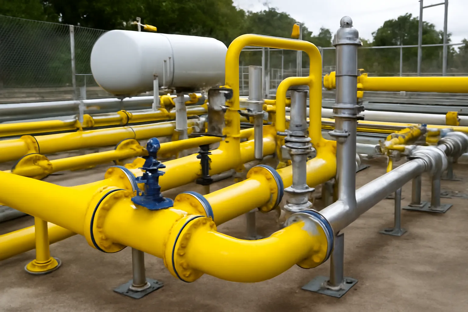 LPG piping network project