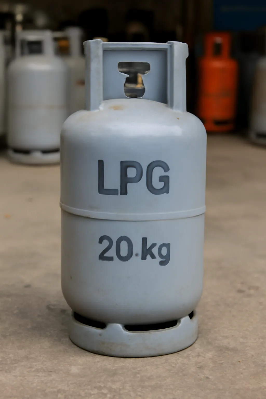 LPG 20kg charging amount