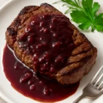 Red wine steak sauce