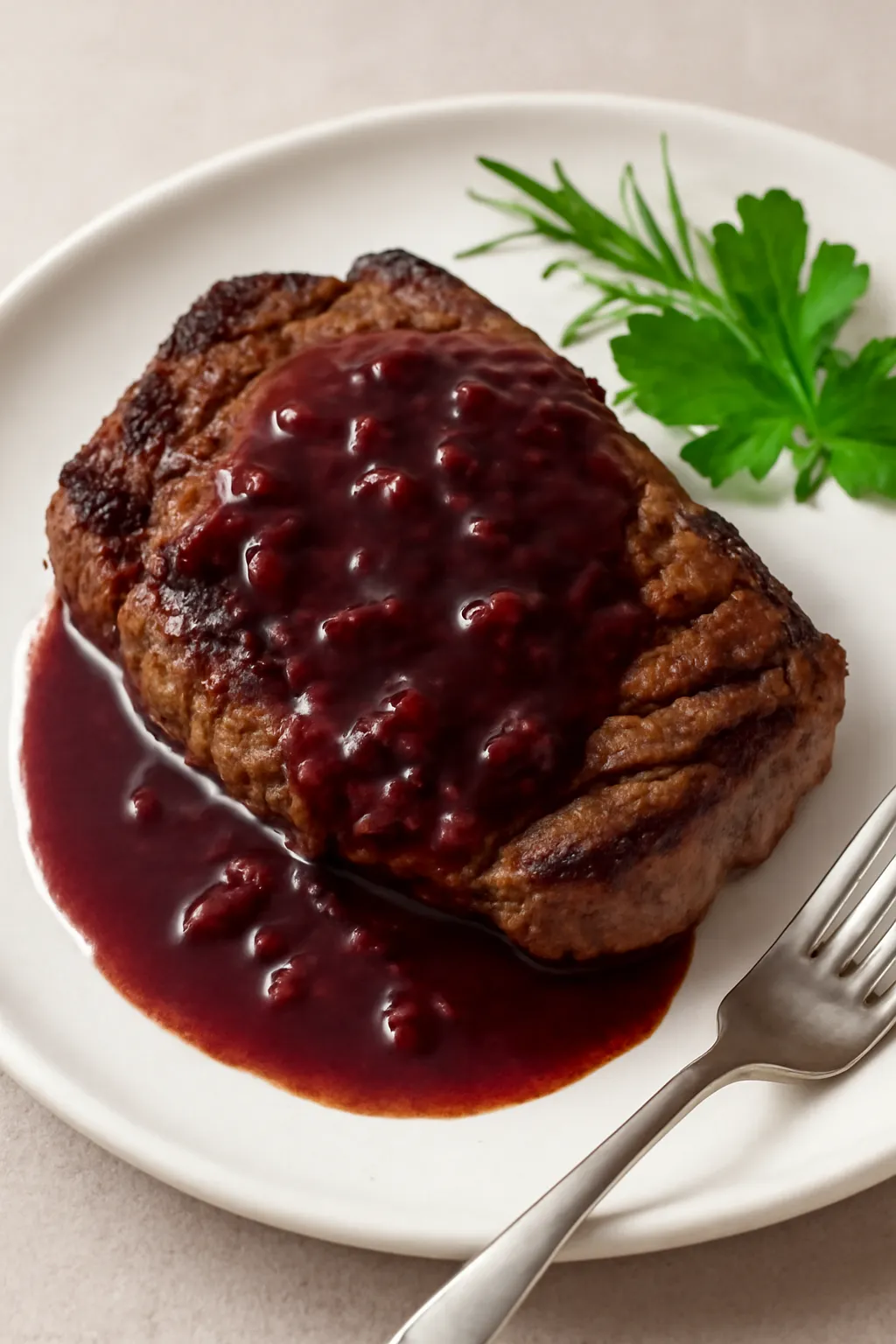Red wine steak sauce
