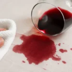How to erase red wine