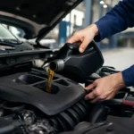 Engine oil exchange cost