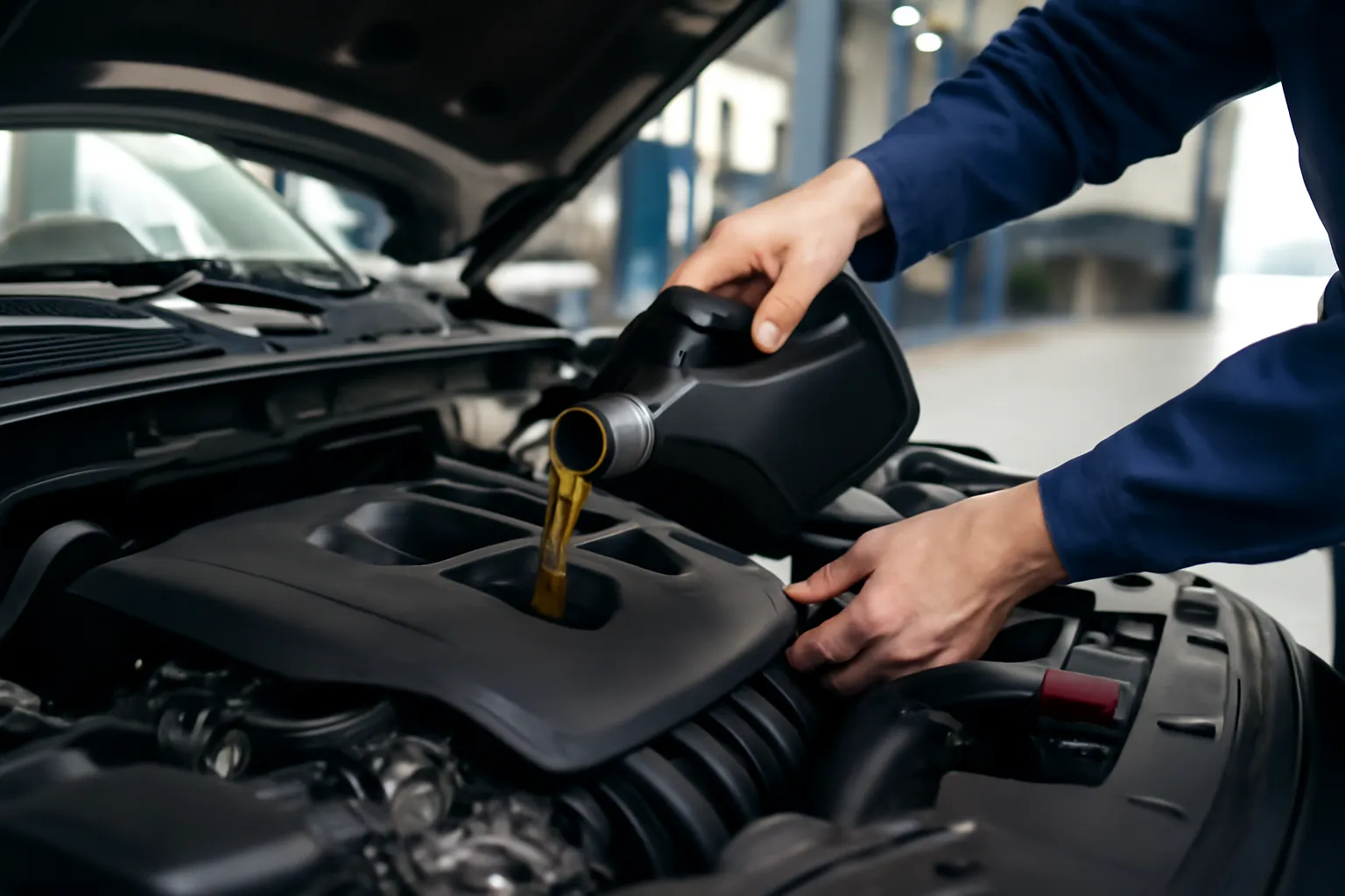 Engine oil exchange cost