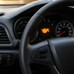 Engine oil level is low