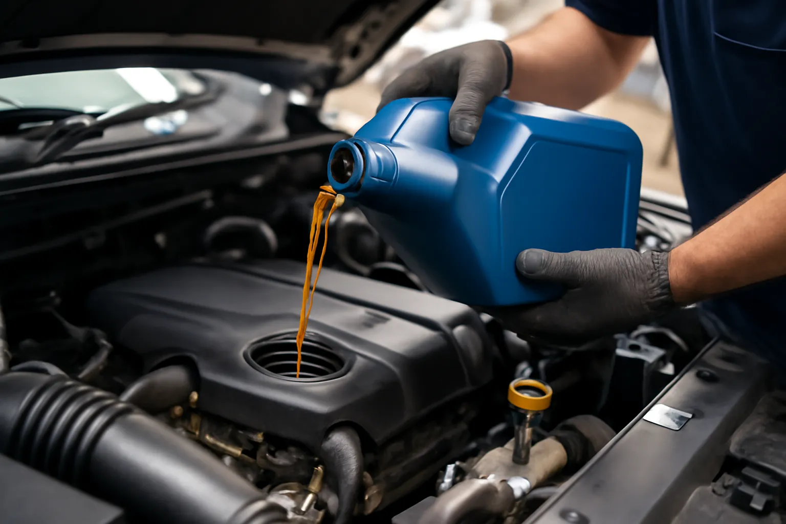 Engine oil number