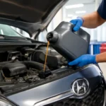 Hyundai Motor New Car Engine Oil Service