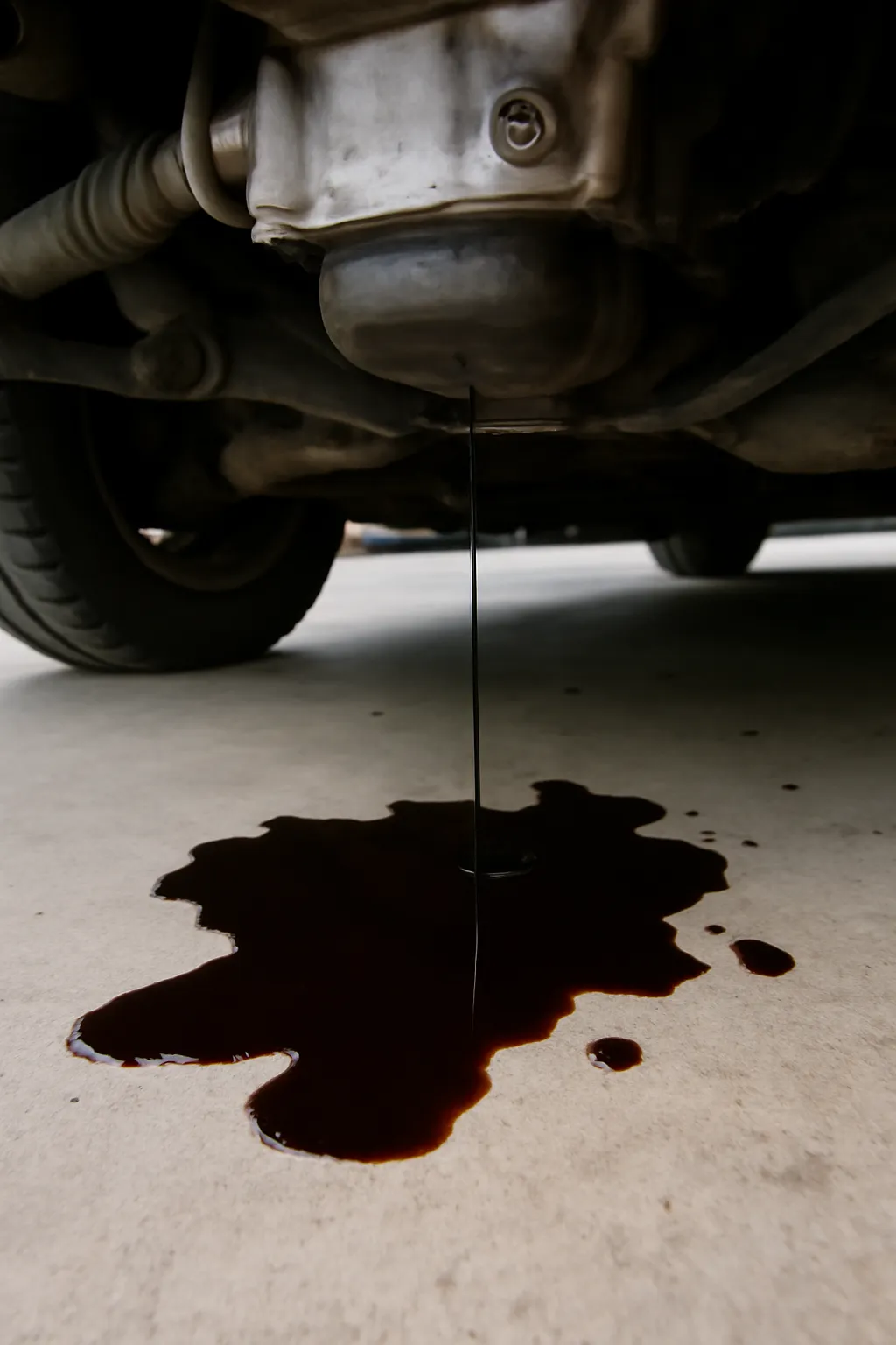 Engine oil leakage