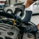 How to replace the engine oil
