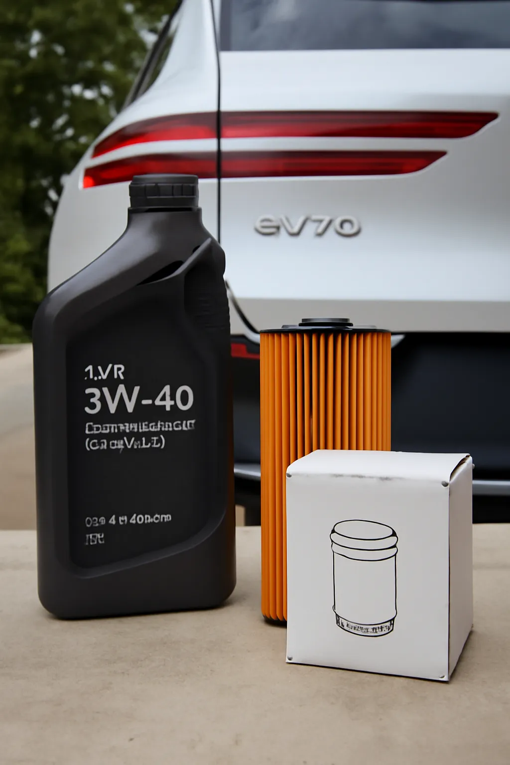 GV70 engine oil exchange set