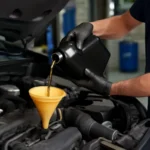 First time engine oil replacement time