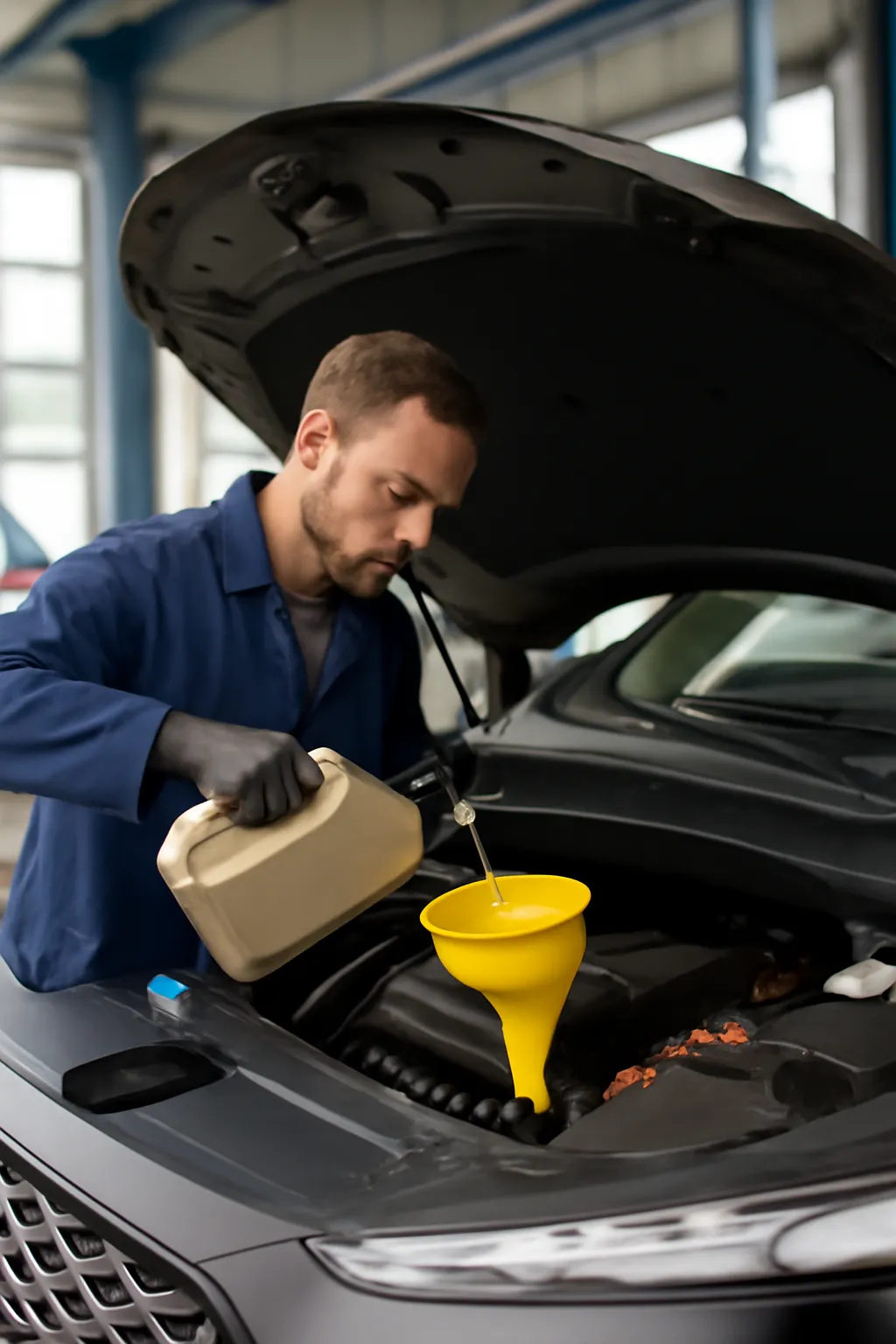 Santa Fe Hybrid Engine Oil Exchange Cycle
