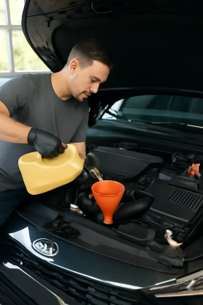 K5 Hybrid Engine Oil Exchange Cycle