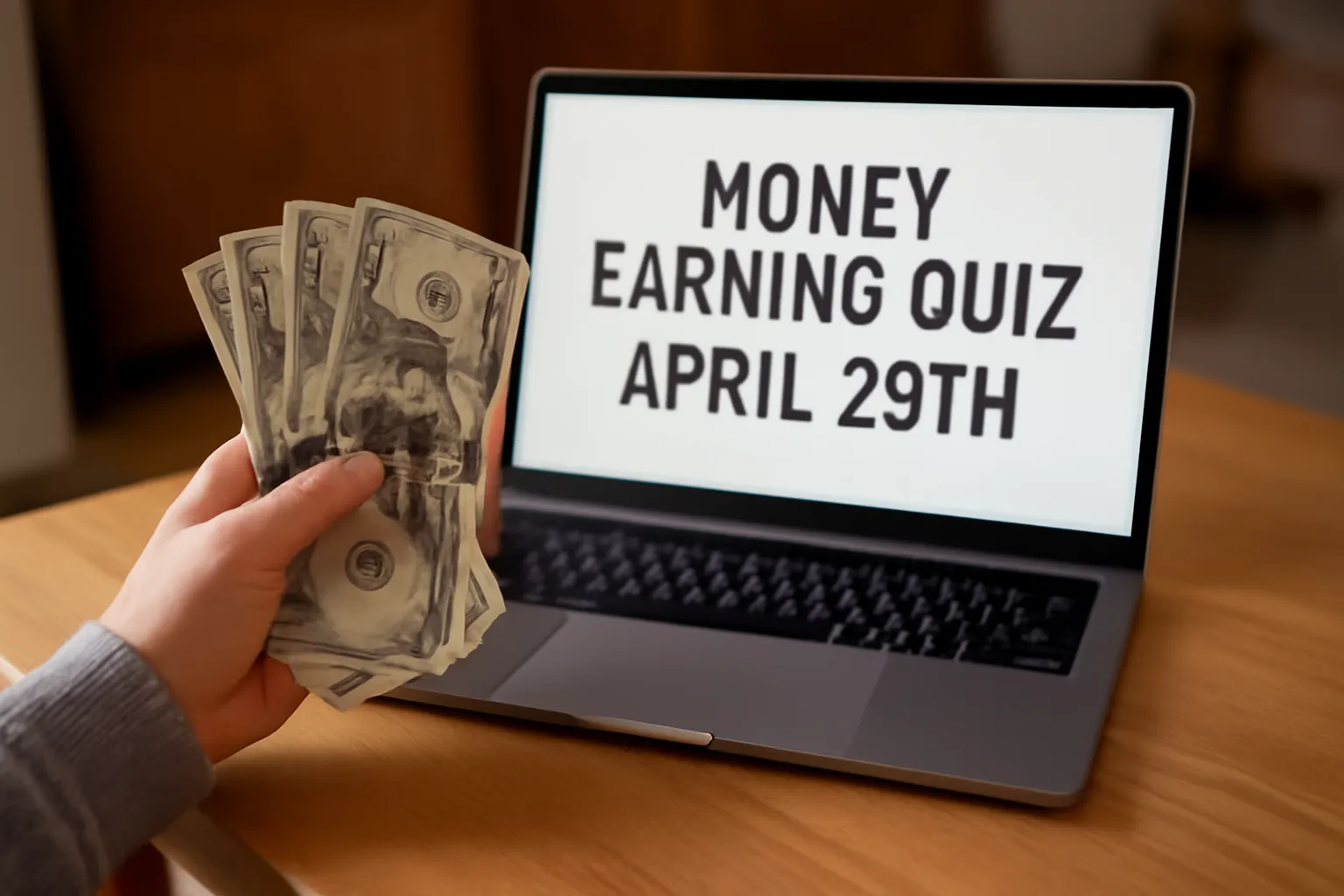 Money earning quiz April 29th
