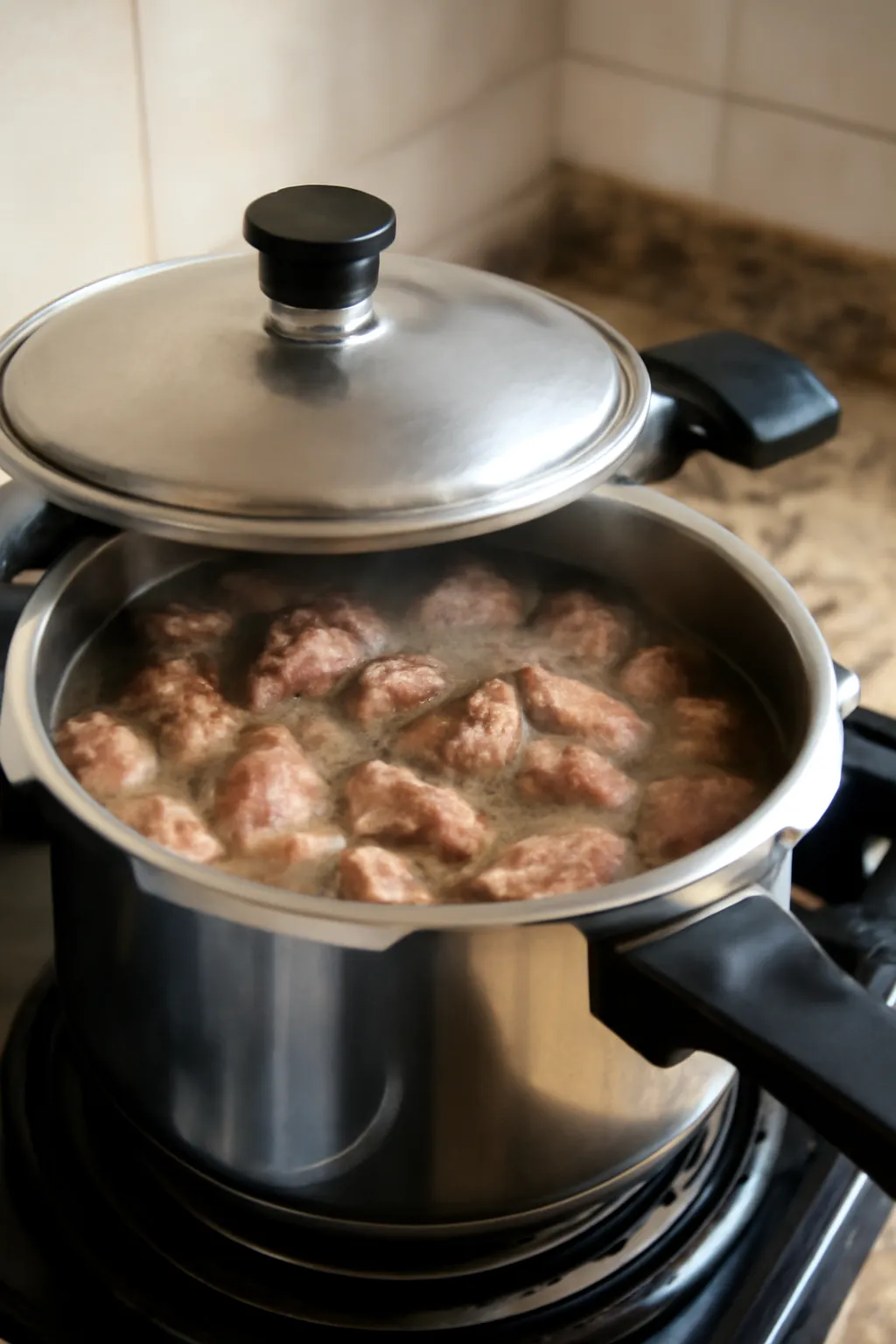 How to boil the pressure cooker beef