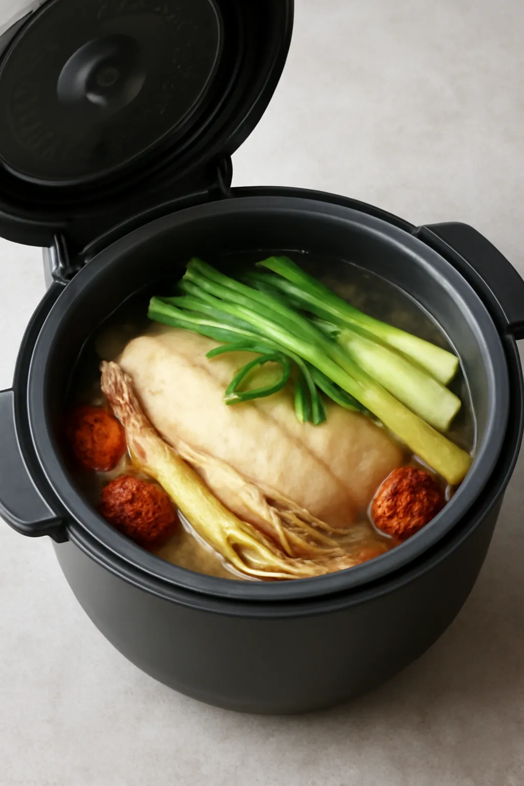 How to boil leek samgyetang Samgyetang recipe